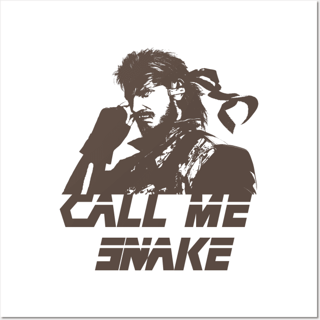 call me snake Wall Art by horrorshirt